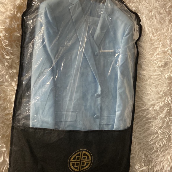 Brand new light blue suit for a young man. Jacket, vest and pants m. - Picture 2 of 2